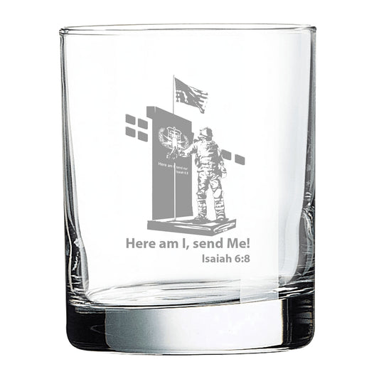 "Send Me" 10.5 oz Glass