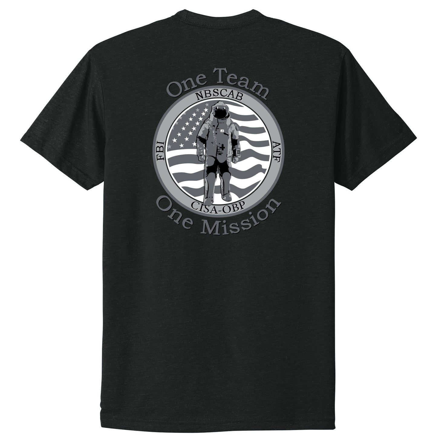 One Team / One Fight - Black Short Sleeve Tee